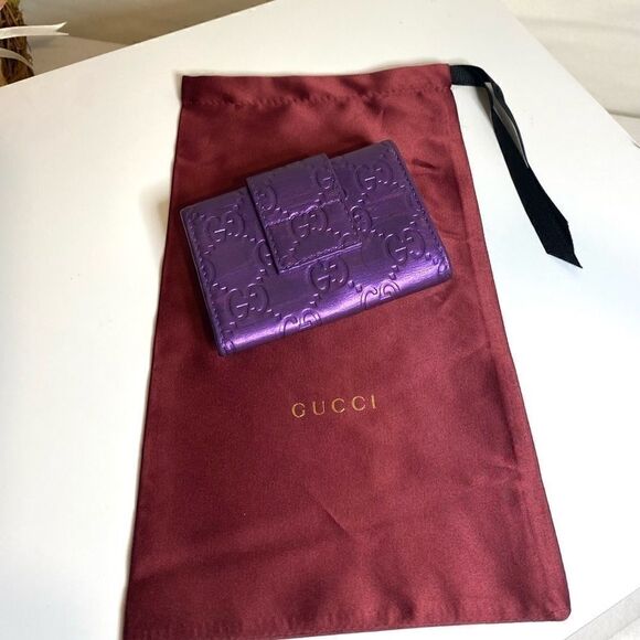 Authentic Gucci Guccissima Key Case - Picture 2 of 8